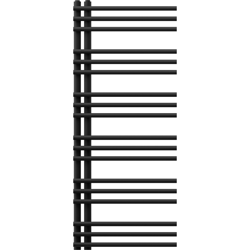 Mexen Neptun radiatore da bagno decorativo 1200 x 500 mm, 456 W, nero - W101-1200-500-00-70