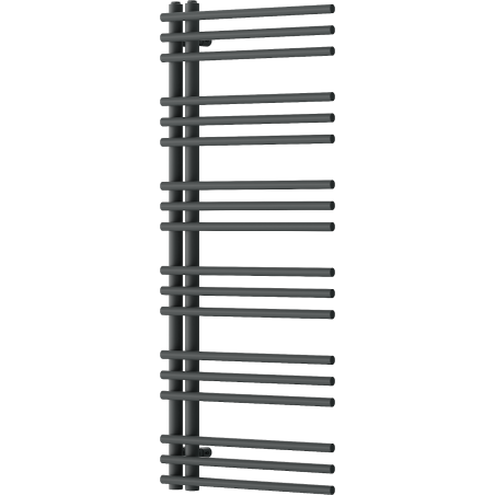 Mexen Neptun dekorativer Badezimmerheizkörper 1200 x 500 mm, 456 W, Anthrazit - W101-1200-500-00-66