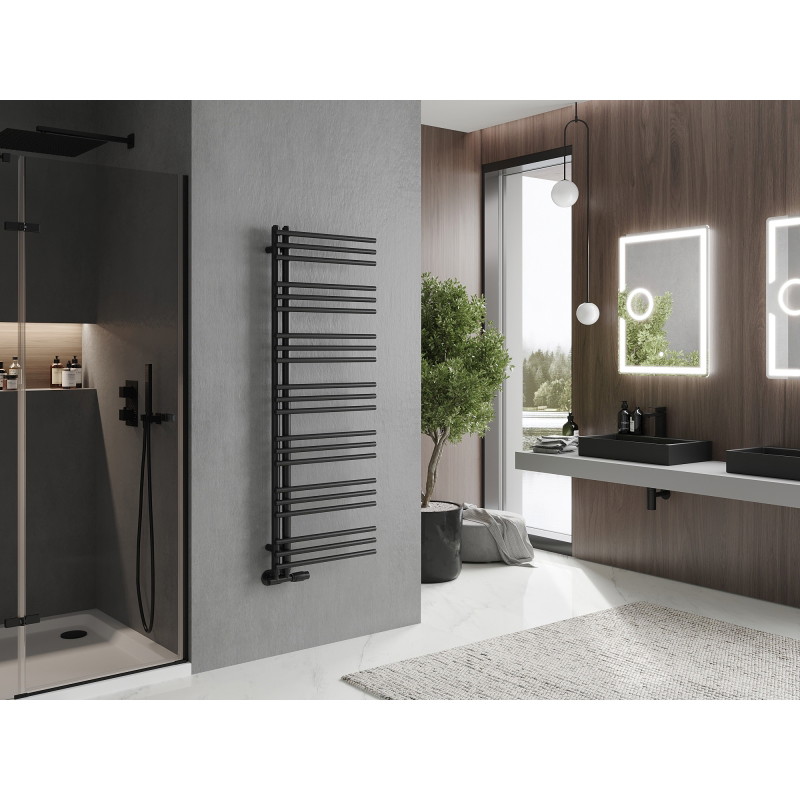 Mexen Neptun dekoratiivne vannitoa radiaator 1400 x 500 mm, 532 W, must - W101-1400-500-00-70