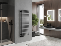 Mexen Neptun decoratieve badkamer radiator 1400 x 500 mm, 532 W, zwart - W101-1400-500-00-70