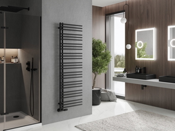 Mexen Neptun decoratieve badkamer radiator 1600 x 500 mm, 662 W, zwart - W101-1600-500-00-70