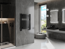 Mexen Helios radiateur de salle de bain 800 x 600 mm, 448 W, noir - W103-0800-600-00-70
