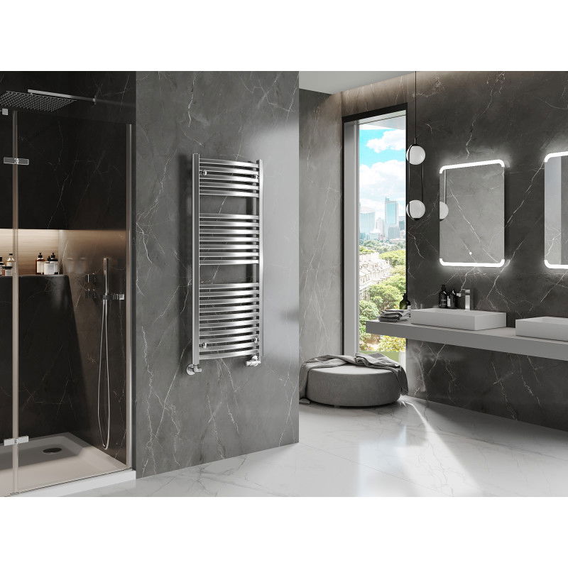 Mexen Helios Badheizkörper 1200 x 500 mm, 448 W, Chrom - W103-1200-500-00-01