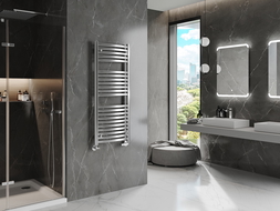 Mexen Helios badkamer radiator 1200 x 500 mm, 448 W, chroom - W103-1200-500-00-01