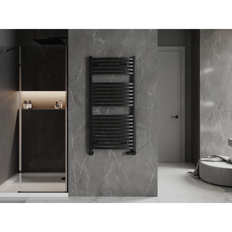 Mexen Helios grzejnik łazienkowy 1200 x 600 mm, 563 W, czarny - W103-1200-600-00-70