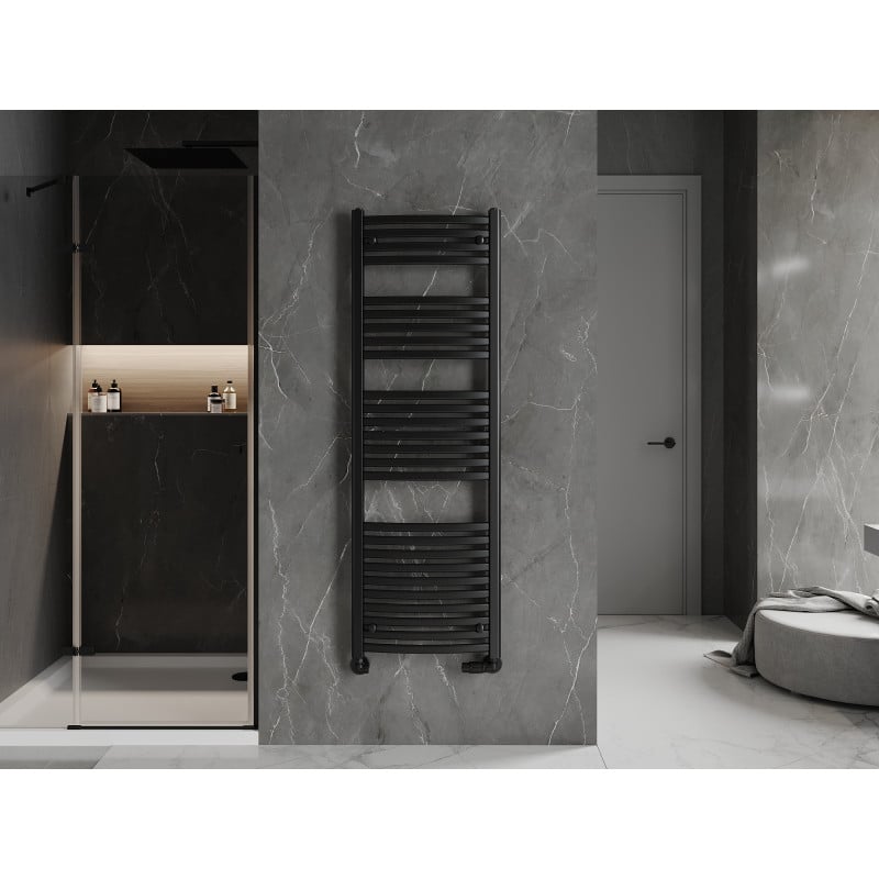 Mexen Helios Badezimmerheizkörper 1500 x 500 mm, 676 W, schwarz - W103-1500-500-00-70