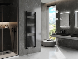 Mexen Helios termoarredo bagno 1500 x 500 mm, 676 W, nero - W103-1500-500-00-70