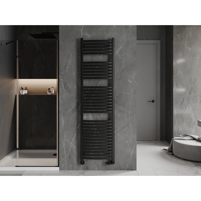 Mexen Helios badkamerradiator 1800 x 500 mm, 844 W, zwart - W103-1800-500-00-70