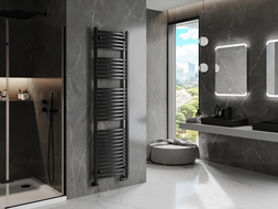 Mexen Helios radiatore da bagno 1800 x 500 mm, 844 W, nero - W103-1800-500-00-70