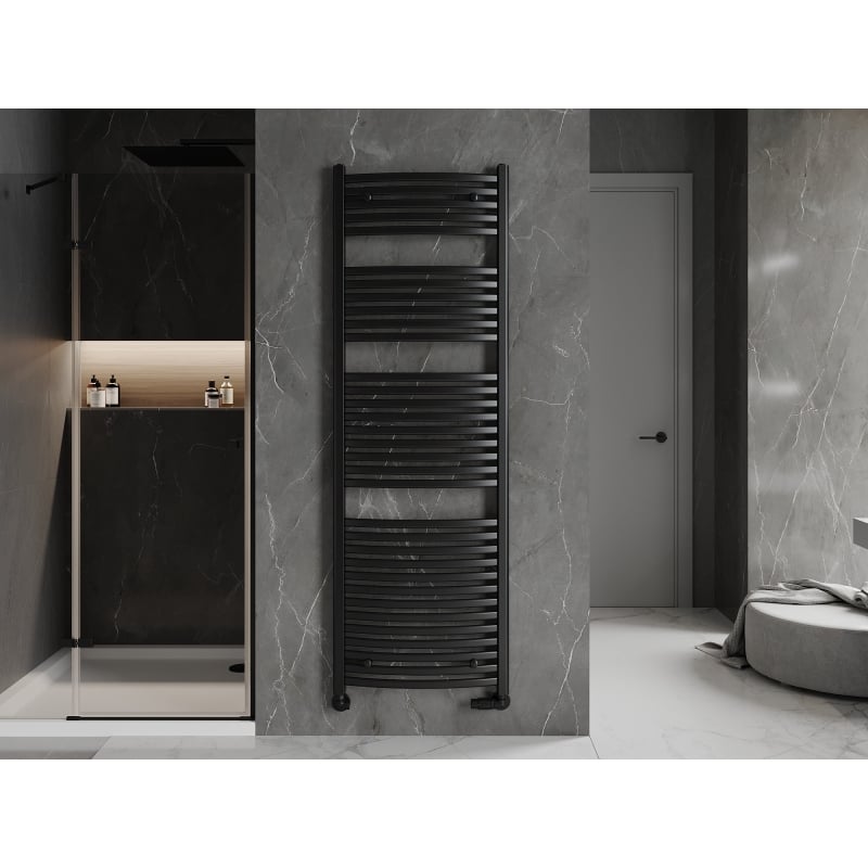 Mexen Helios grzejnik łazienkowy 1800 x 600 mm, 990 W, czarny - W103-1800-600-00-70