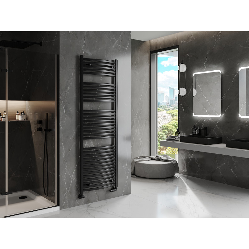 Mexen Helios θερμαντικό σώμα μπάνιου 1800 x 600 mm, 990 W, μαύρο - W103-1800-600-00-70