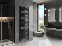 Mexen Helios badrumselement 1800 x 600 mm, 990 W, svart - W103-1800-600-00-70