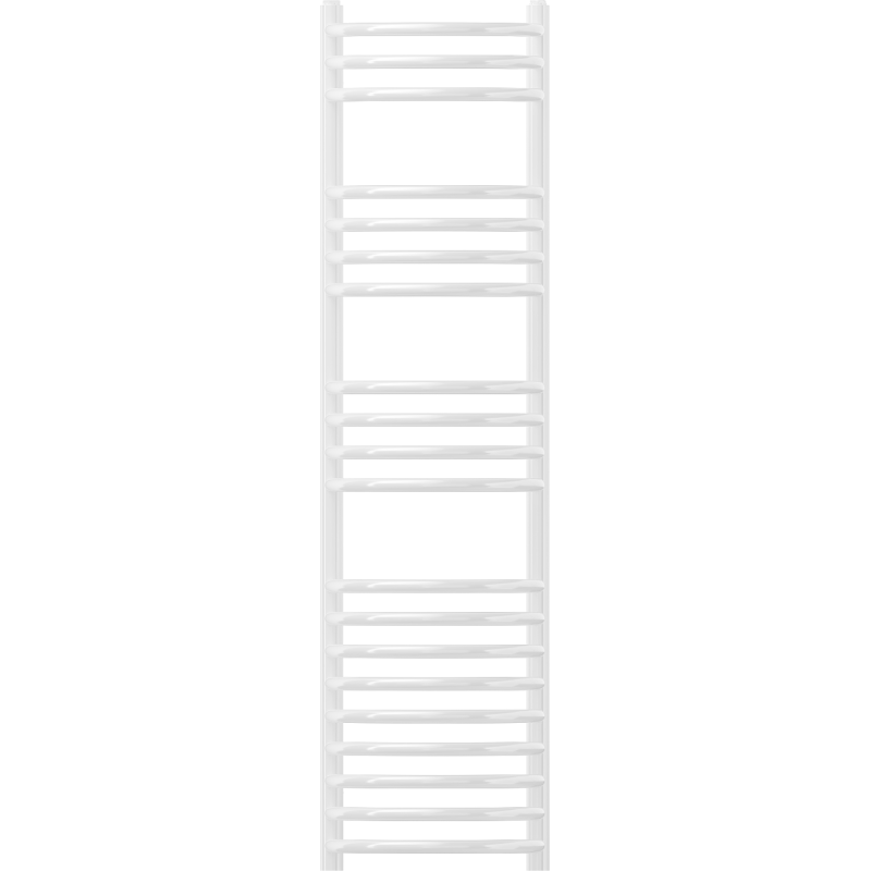 Mexen Eros 1200 x 318 mm Bathroom Radiator, 421 W, White - W112-1200-318-00-20
