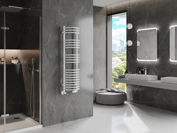 Mexen Eros 1200 x 318 mm Bathroom Radiator, 421 W, White - W112-1200-318-00-20