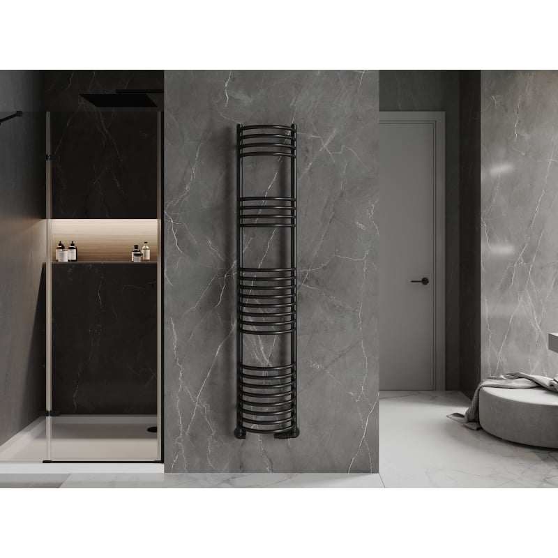 Mexen Eros bathroom radiator 1600 x 318 mm, 551 W, black - W112-1600-318-00-70