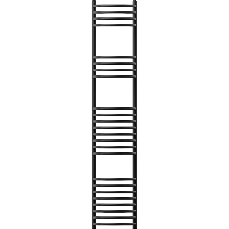 Mexen Eros badkamer radiator 1600 x 318 mm, 551 W, zwart - W112-1600-318-00-70