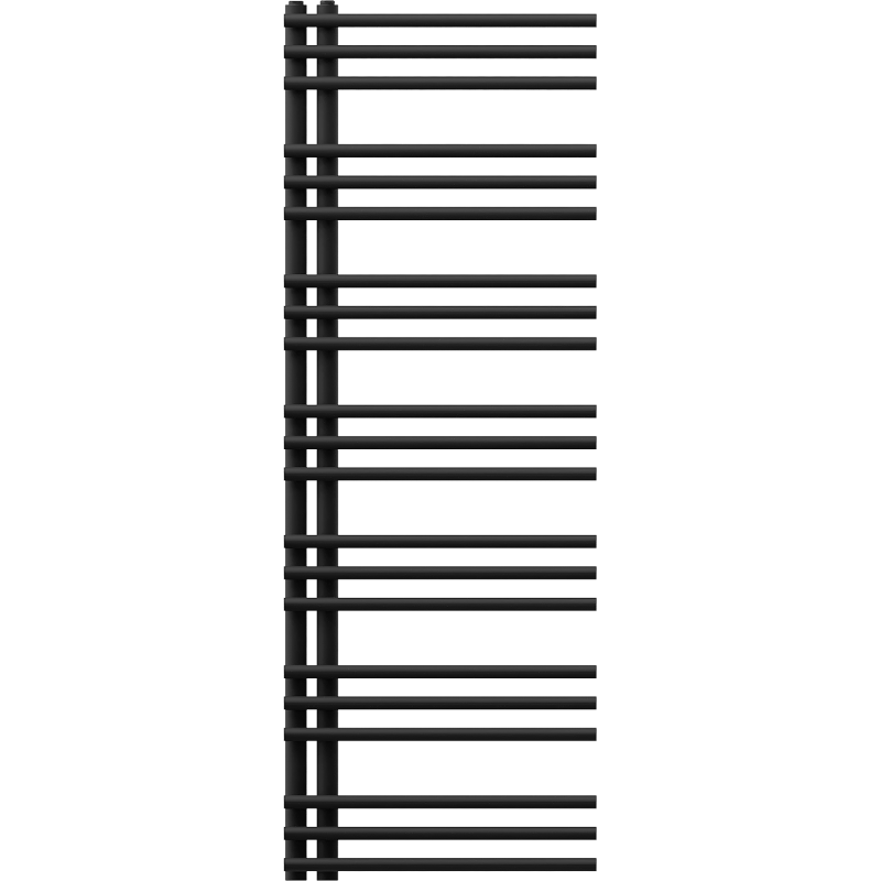 Mexen Neptun koristeellinen kylpyhuoneradiaattori 1400 x 500 mm, 532 W, musta - W101-1400-500-00-70