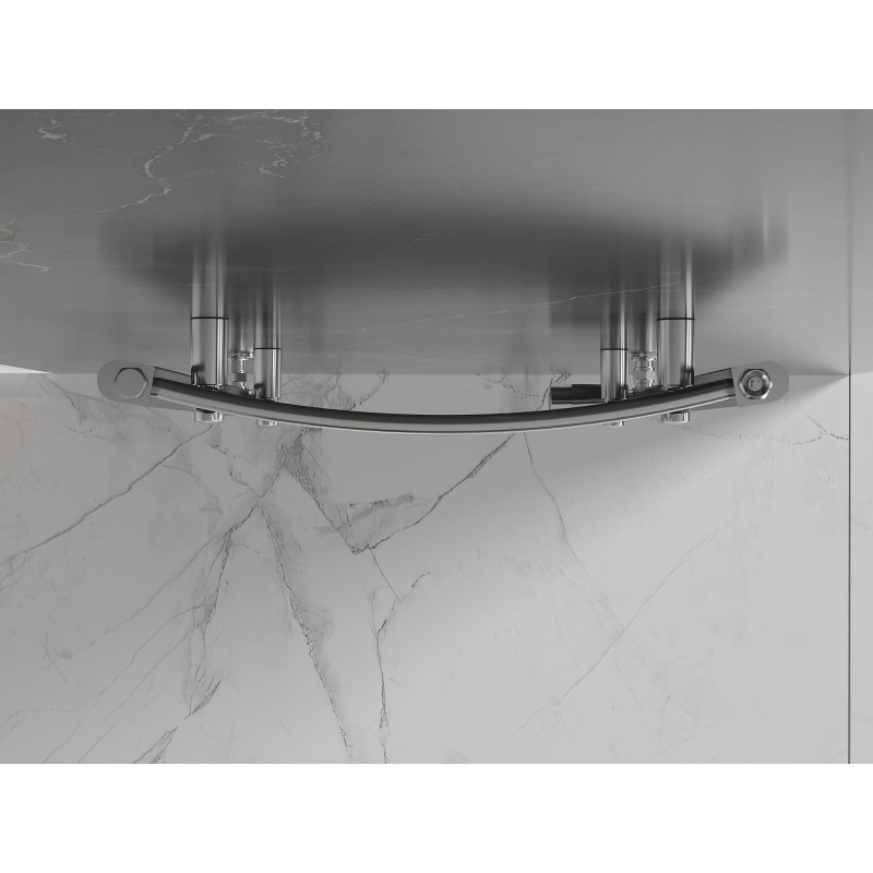 Mexen Helios aquecedor de casa de banho 1200 x 500 mm, 448 W, cromado - W103-1200-500-00-01