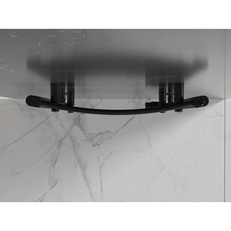 Mexen Helios Buedzëmmerheizung 800 x 500 mm, 381 W, schwaarz - W103-0800-500-00-70