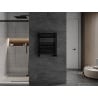 Mexen Apollo badkamer radiator 660 x 550 mm, 386 W, zwart - W117-0660-550-00-70