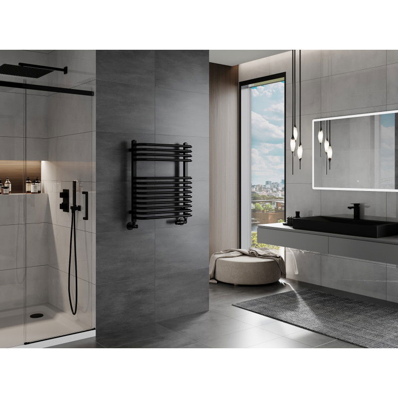 Mexen Apollo radiateur de salle de bains 660 x 550 mm, 386 W, noir - W117-0660-550-00-70