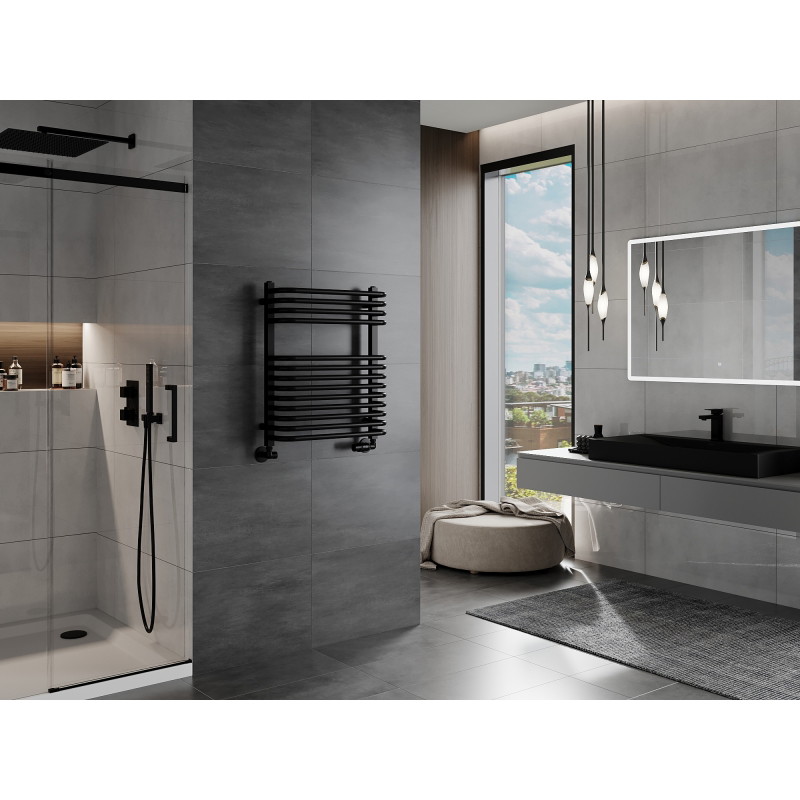 Mexen Apollo vannitoa radiaator 660 x 550 mm, 386 W, must - W117-0660-550-00-70