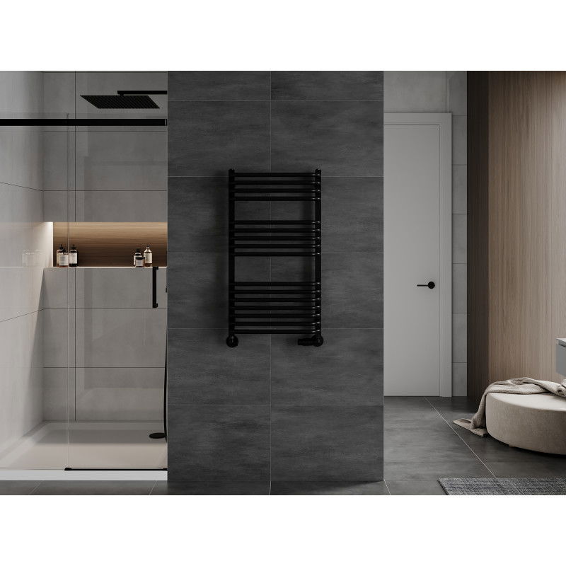 Mexen Apollo badrumselement 860 x 450 mm, 424 W, svart - W117-0860-450-00-70