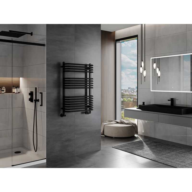 Mexen Apollo radiatore da bagno 860 x 550 mm, 481 W, nero - W117-0860-550-00-70