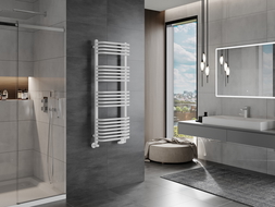 Mexen Apollo badkamer radiator 1210 x 450 mm, 566 W, wit - W117-1210-450-00-20
