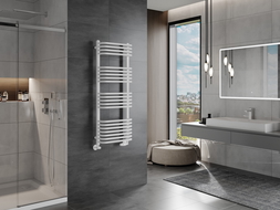 Mexen Apollo bathroom radiator 1210 x 450 mm, 566 W, white - W117-1210-450-00-20