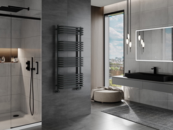 Mexen Apollo radiateur de salle de bains 1210 x 550 mm, 641 W, anthracite - W117-1210-550-00-66