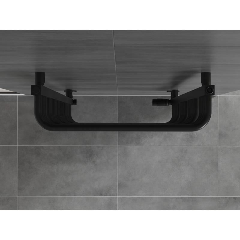 Mexen Apollo vannitoa radiaator 1210 x 550 mm, 641 W, must - W117-1210-550-00-70