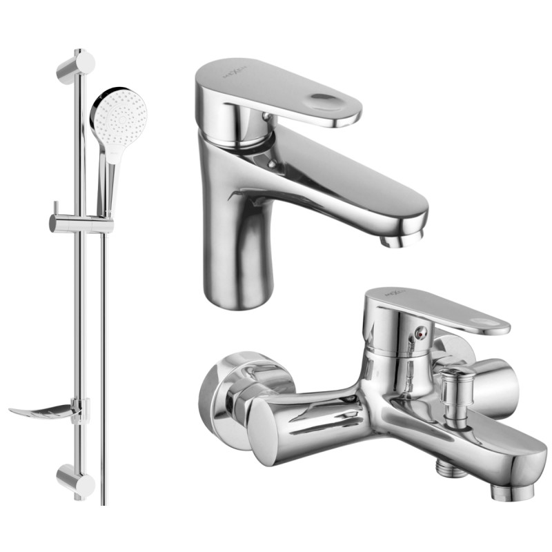 Mexen Kama DF05 vannikomplekt, kroom - 72503DF05-00
