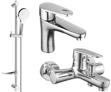 Mexen Kama DF05 σετ μπανιέρας, χρώμιο - 72503DF05-00