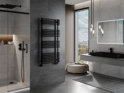 Mexen Apollo radiateur de salle de bains 1210 x 550 mm, 641 W, noir - W117-1210-550-00-70