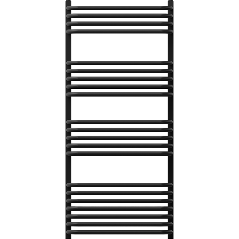 Mexen Apollo badkamer radiator 1210 x 550 mm, 641 W, zwart - W117-1210-550-00-70
