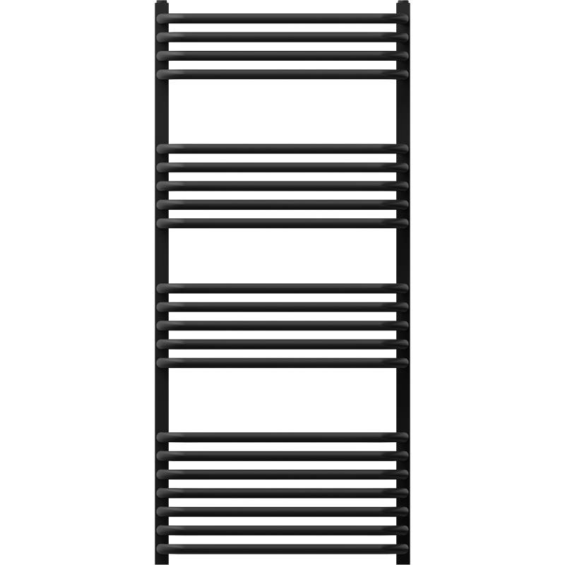Mexen Apollo bathroom radiator 1210 x 550 mm, 641 W, black - W117-1210-550-00-70