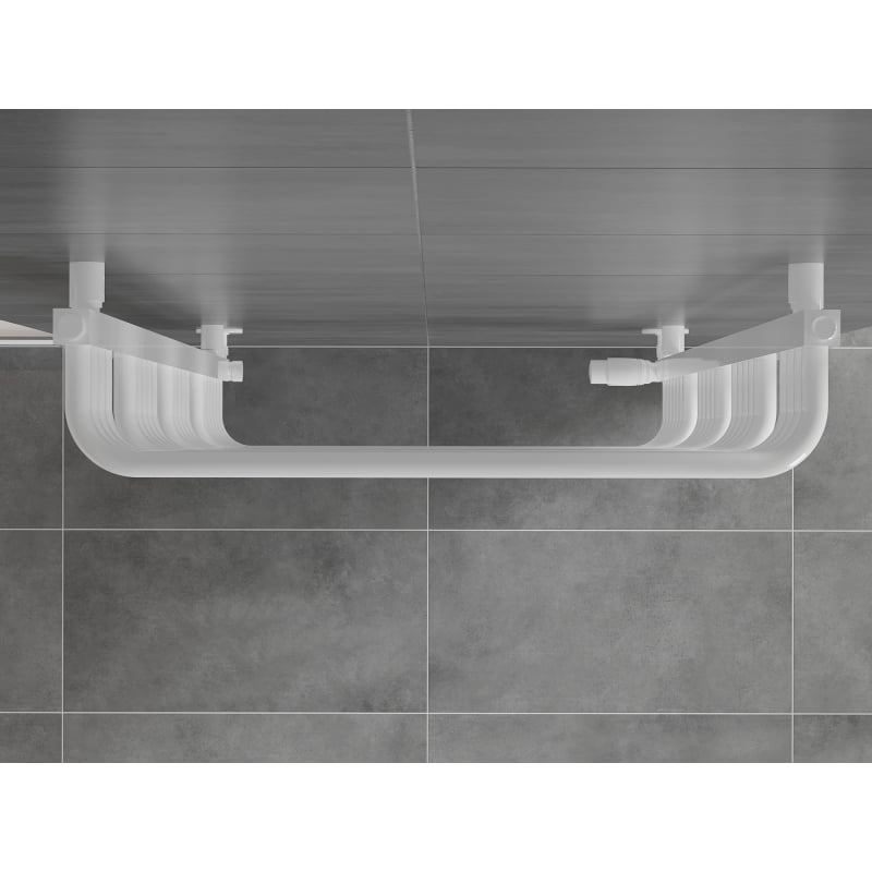 Mexen Apollo grijač za kupaonicu 1210 x 650 mm, 716 W, bijeli - W117-1210-650-00-20