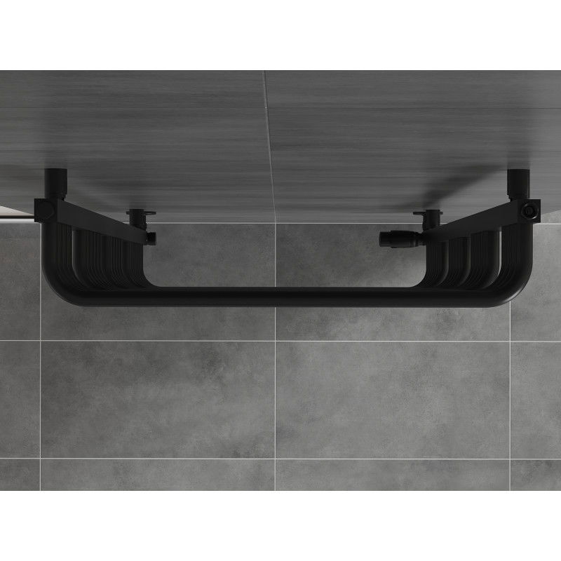 Mexen Apollo radiatore da bagno 1210 x 650 mm, 713 W, nero - W117-1210-650-00-70
