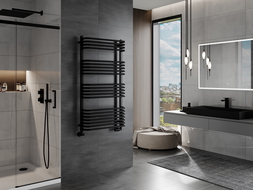 Mexen Apollo Buedzëmverzeechnung 1210 x 650 mm, 713 W, schwaarz - W117-1210-650-00-70