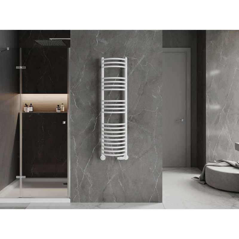 Mexen Eros 1200 x 318 mm Bathroom Radiator, 421 W, White - W112-1200-318-00-20