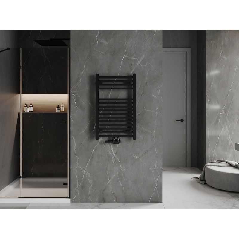 Mexen Pluton θερμαντικό σώμα μπάνιου 800 x 500 mm, 410 W, μαύρο - W106-0800-500-00-70