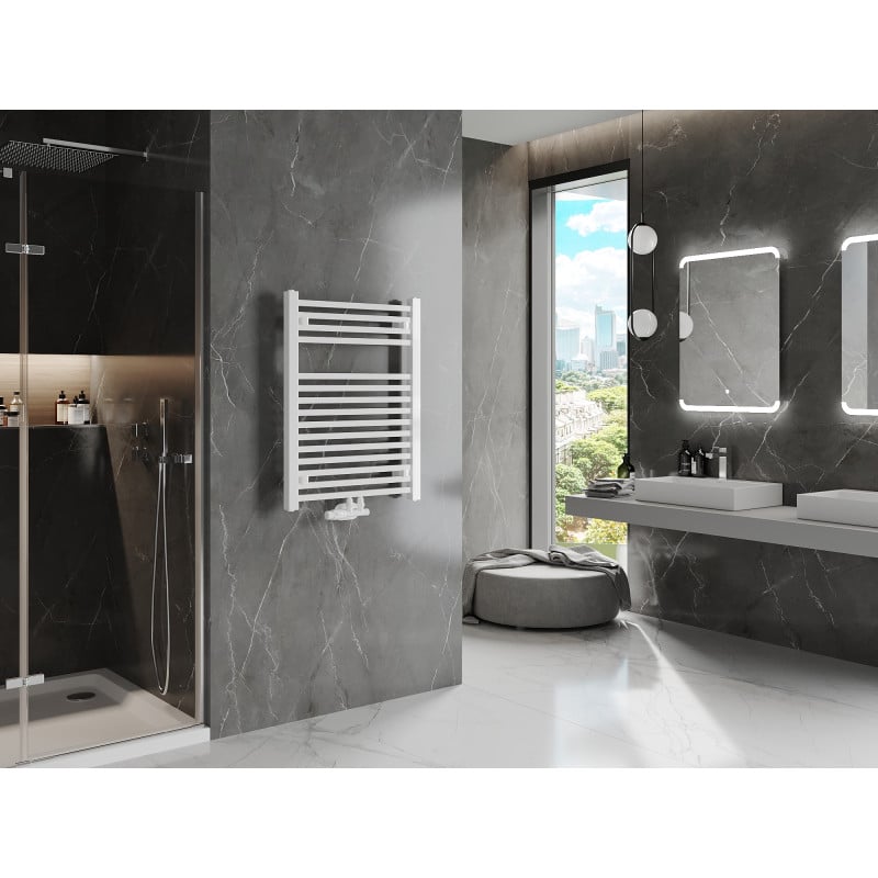 Mexen Pluton kylpyhuoneradiaattori 800 x 600 mm, 476 W, valkoinen - W106-0800-600-00-20
