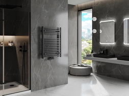 Mexen Pluton radiatore da bagno 800 x 600 mm, 476 W, nero - W106-0800-600-00-70