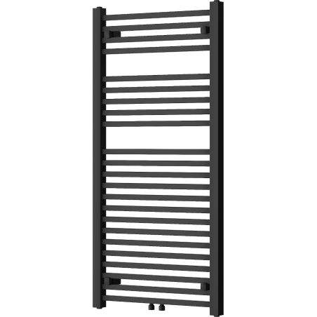 Mexen Pluton vannitoasoojapuhur 1200 x 600 mm, 726 W, must - W106-1200-600-00-70