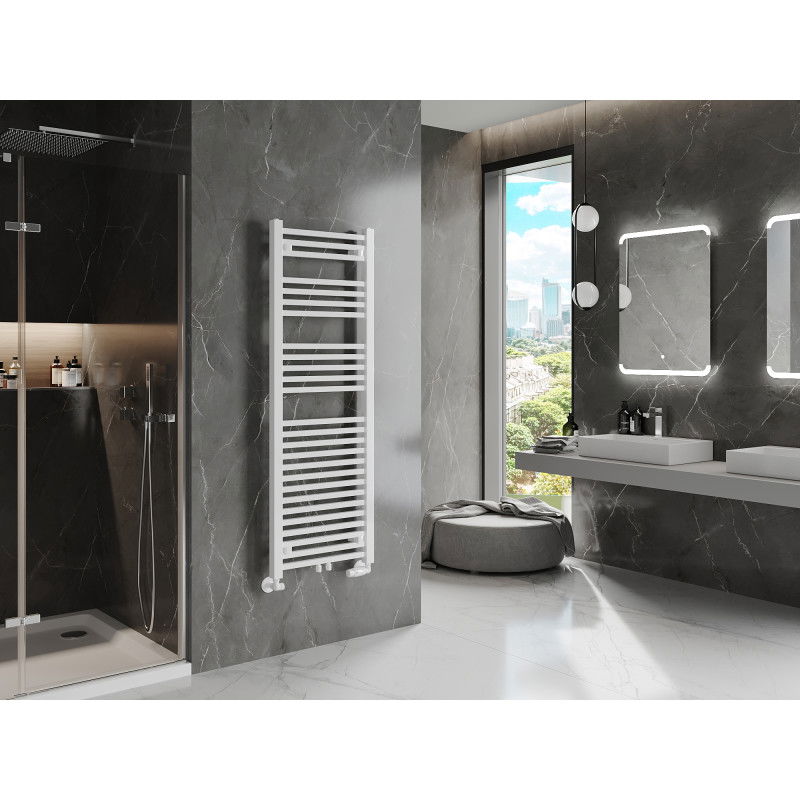 Mexen Pluton radiador de casa de banho 1450 x 500 mm, 721 W, branco - W106-1450-500-00-20