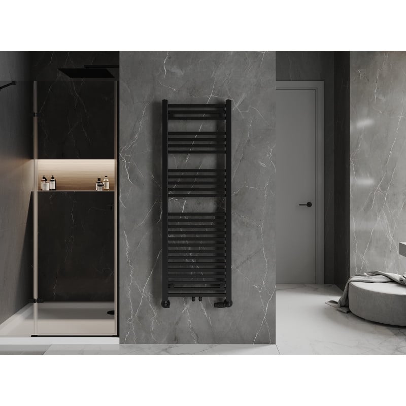 Mexen Pluton Badezimmerheizkörper 1450 x 500 mm, 721 W, schwarz - W106-1450-500-00-70