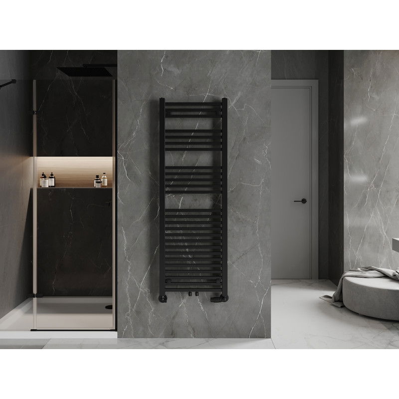 Mexen Pluton badkamer radiator 1450 x 500 mm, 721 W, zwart - W106-1450-500-00-70