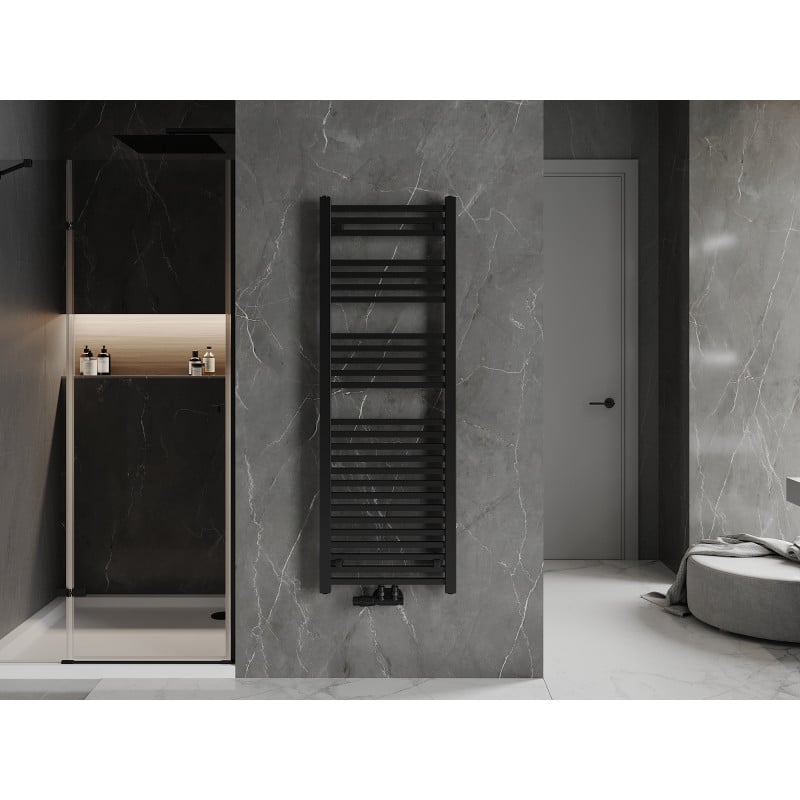 Mexen Pluton Badezimmerheizkörper 1450 x 500 mm, 721 W, schwarz - W106-1450-500-00-70