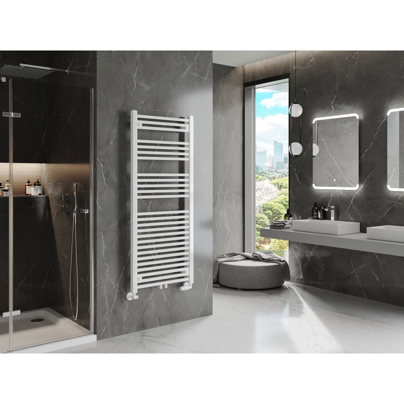 Mexen Pluton radiador de casa de banho 1450 x 600 mm, 835 W, branco - W106-1450-600-00-20